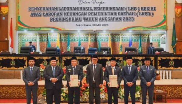 Pemprov Riau Kembali Raih Opini WTP Ke-13 Dari BPK RI, Ini Pesan Pj Gubernur Riau Ke Jajaran Pemprov Riau