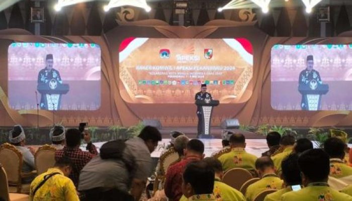 Kapolresta Pekanbaru Hadiri Rapat Kerja Komwil I APEKSI 2024 di Grand Ballroom Hotel Pangeran Pekanbaru