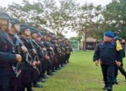 Pengamanan Kunker Presiden Jokowi Ke Riau, Polda Riau Kerahkan Ratusan Personel Satuan Brimob