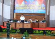 Simulasikan Pengamanan KTT WWF Ke-10, TNI-POLRI Gelar TFG Gabungan di Gedung Yudomo Prajaraksaka Kepaon Denpasar