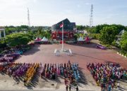 Upacara Peringatan Hardiknas 2024 Dipimpin Bupati Bengkalis di Lapangan Tugu Bengkalis