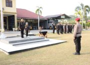 Waka Polres Kampar Pimpin Upacara Hari Kebangkitan Nasional Tahun 2024 di Lapangan Apel Mapolres Kampar