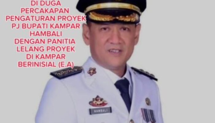 Gempar! Beredar Voice Note Pj Bupati Kampar Hambali Dengan Panitia Lelang Proyek, Diduga Atur Pemenang Proyek