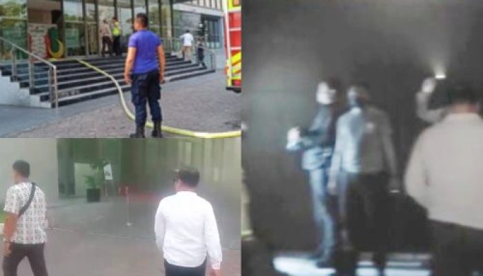 Akibat Korsleting Listrik, Gedung Utama BRK Syariah Terbakar, Pelayanan Diberhentikan Sementara