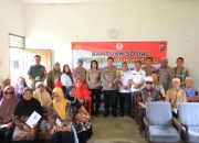 Peringati HUT Bhayangkara Ke-78, Polres Labuhanbatu Lakukan Kegiatan Bantuan Sosial di Panti Jompo