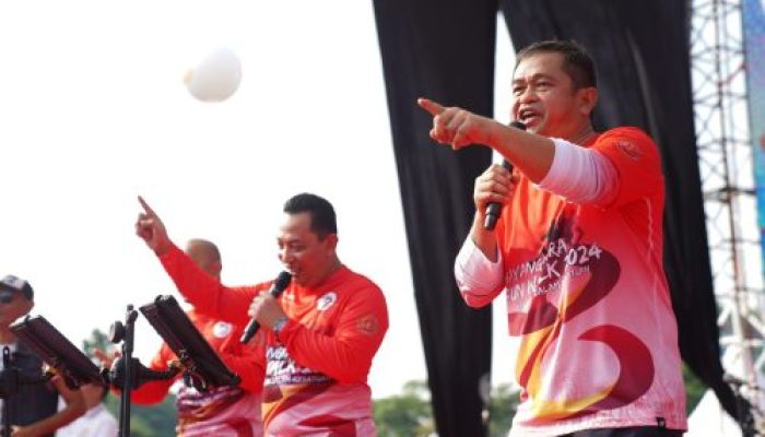 Disela-sela Kegiatan Fun Walk, KASAD Jenderal TNI Maruli Simanjuntak, Ajak Seluruh Masyarakat Bersama-sama Berantas Judi Online