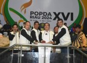 Kasiren Korem 031/WB Hadiri Pembukaan POPDA XVI Tahun 2024