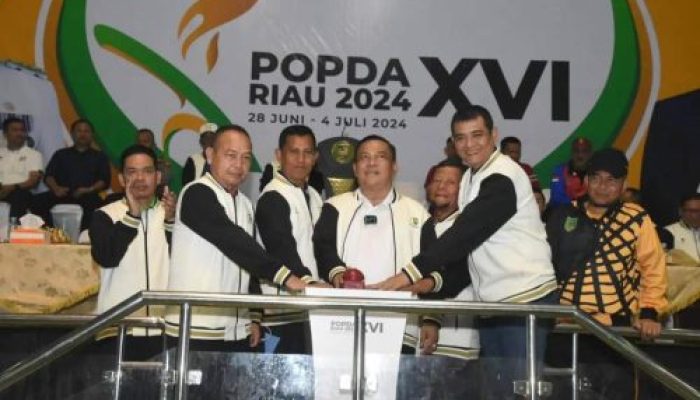 Kasiren Korem 031/WB Hadiri Pembukaan POPDA XVI Tahun 2024