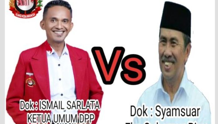 Dugaan Penghinaan Terhadap Profesi Wartawan, Ketua Umum AMI Kecam dan Kutuk Pernyataan Syamsuar, Eks Gubernur Riau dan Caleg DPR RI Terpilih