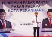 Pasar Rakyat Palapa Pekanbaru Diresmikan Langsung Mendag RI Zulkifli Hasan