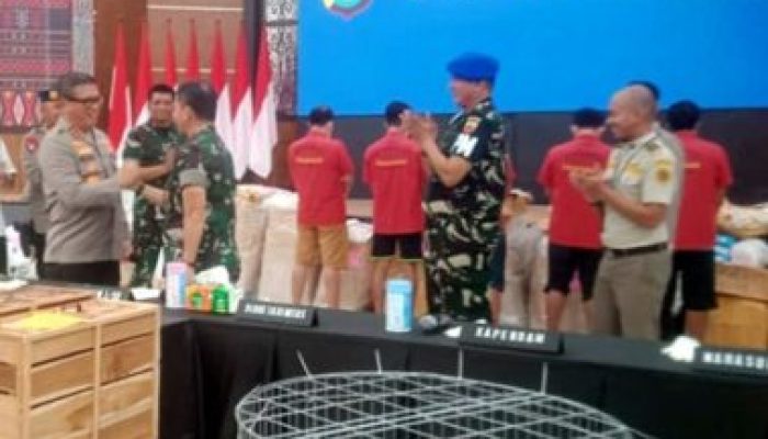 Penyelundupan Barang Ilegal dari Thailand Senilai Rp. 20 Miliar Digagalkan Polda Sumut dan Kodam I/BB