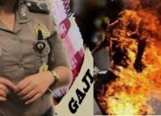 Naas, Gara-Gara Gaji Ke-3 Berkurang, Seorang Polwan di Mojokerto Nekat Bakar Suaminya Sendiri yang Juga Seorang Polisi