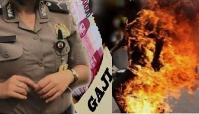 Naas, Gara-Gara Gaji Ke-3 Berkurang, Seorang Polwan di Mojokerto Nekat Bakar Suaminya Sendiri yang Juga Seorang Polisi