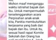 Lagi! Momen Perpisahan Pelajar Jadi Ajang Pungli Bagi Komite Sekolah di SDN 131 Pekanbaru