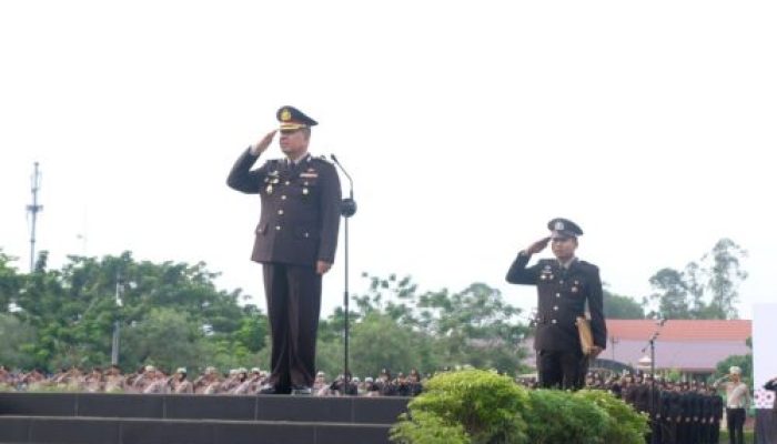 Upacara Peringatan Harlah Pancasila Tahun 2024 di Mapolda Riau Dipimpin Iswasda Polda Riau Kombes Pol Hermasyah
