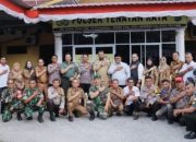 HUT Bhayangkara ke-78, Danramil 05/Sail dan Camat Kulim Beri Surprise Jajaran Polsek Tenayan Raya