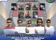 Sat Narkoba Polres Payakumbuh Tangkap Pelaku Pesta Narkotika di Balai Janggo