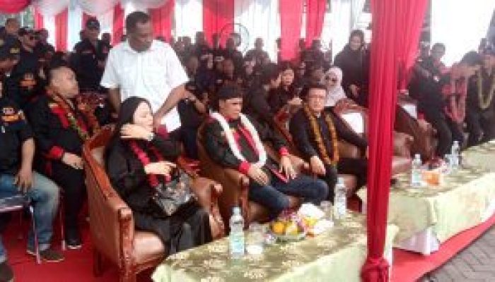 Hercules Hadiri Peresmian Kantor DPD GRIB Riau, Pemberian Santunan Untuk 300 Anak Yatim Piatu