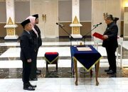 Resmi Lantik 3 Kepala OPD, Ini Pesan Pj Gubri SF Hariyanto