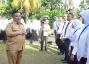Pj Gubri Riau SF Hariyanto Pimpin Apel di Orientasi ASN PPPK 2024