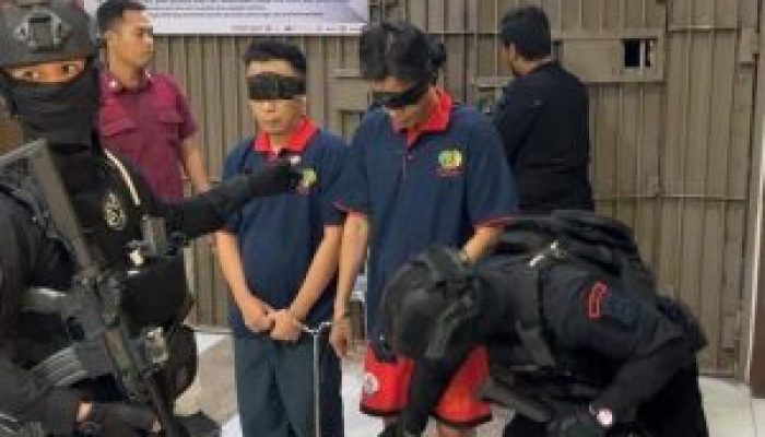 Polda Lampung Pindahkan 23 Napi Jaringan Narkoba Fredy Pratama Ke Lapas Nusakambangan