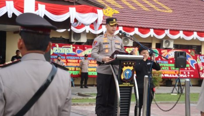 Waka Polres dan Dua Kasat Polres Inhu Dimutasi, Ini Penggantinya