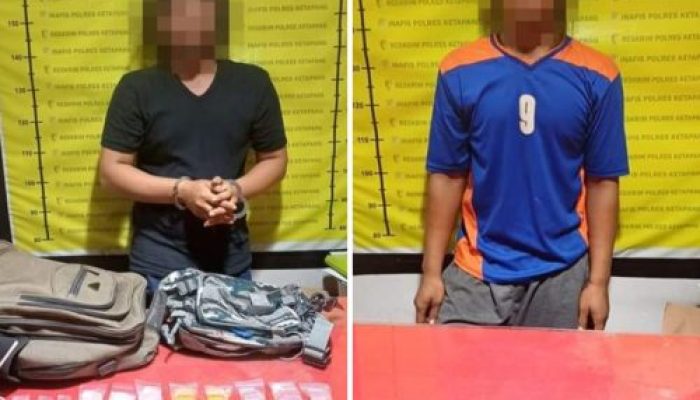 Dua Pelaku Narkoba Ditangkap Satuan Polsek Tumbang Titi, 40.59 Gram Sabu Berhasil Tumbang Titi