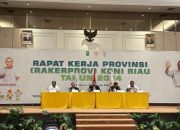 Rakerprov KONI Riau Berjalan Lancar, 4 Cabor Resmi Masuk Sebagai Anggota