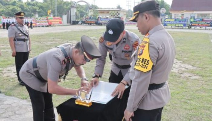 Pimpin Sertijab 6 Pejabat Utama, Ini Harapan Kapolres Kepulauan Meranti