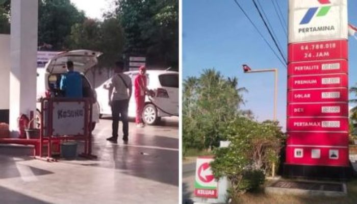 Labrak Aturan untuk Meraup Keuntungan, Diduga SPBU 64.788.018 Desa Padang Lakukan Penyalahgunaan BBM Bersubsidi