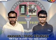 Sempat Buron, Dua Tersangka Pencurian Diringkus Tim Buser Polres Payakumbuh