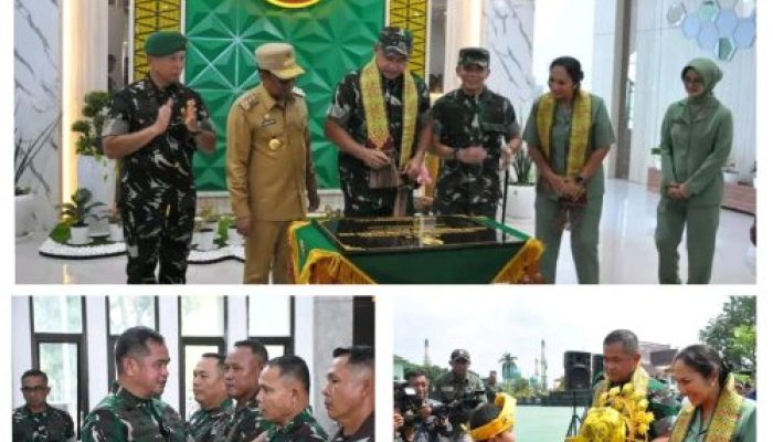 Danrem 031/WB Sambut Kunjungan Kerja KASAD Jenderal TNI Maruli Simanjuntak di Markas Korem 031/WB