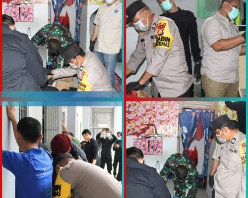 Deteksi Dini Gangguan Kamtib, Kalapas Narkotika Rumbai Pimpin Razia Gabungan Bersama TNI, Polri dan BNN Provinsi Riau