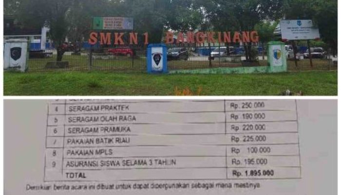 Penjualan Pakaian Seragam di SMK Negeri 1 Bangkinang Diduga Jadi “Ladang Bisnis” Komite Sekolah