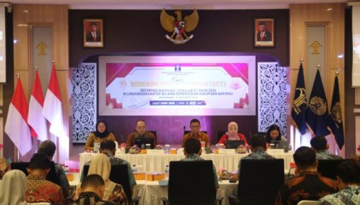 Monev RKT-RB Triwulan III B09 Tahun 2024, Kanwil Riau Terima Kunjungan Kerja Tim Itjen Kemenkumham