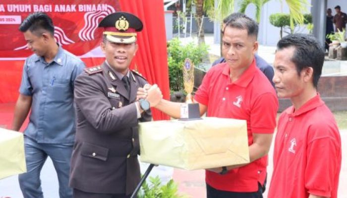 Kapolres Hadiri Penyerahan Remisi Umum HUT RI 79 Di Lapas Selatpanjang