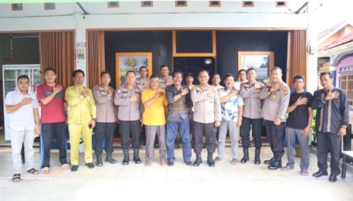Kapolres Kuansing Pimpin Jumat Curhat dan Silaturahmi dengan Ketua Forum Kades Kenegrian Kari