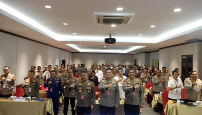 Kapolres Meranti Hadiri Rapat Anev OMP Lancang Kuning Di Pelalawan