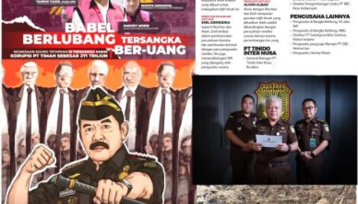 Korupsi Timah  300 Trilyun, Libatkan Mantan Gubernur, Hingga Sosok Bintang 4 Yang Diduga Rugikan Bumi NUSANTARA Secara Ilegal