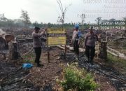 Wakil Pamatwil Polda Riau Lakukan Pengecekan Kesiapsiagaan Karhutla di Wilayah Polsek Kuantan Mudik