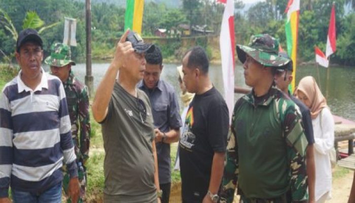 Sebelum Kunjungan Kasad, Danrem 031/WB Tinjau Persiapan dan Kondisi Terkini TMDD di Kampar