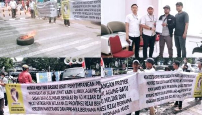 Geruduk Gedung Kementerian PUPR, PETIR Minta Menteri Basuki Pecat Pejabat BPJN Riau