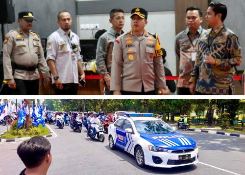 Polresta Pekanbaru Sukses Amankan Pendaftaran Calon Wali Kota Pekanbaru 2024