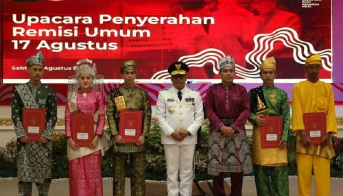 9.912 Narapidana di Riau Dapat Remisi HUT RI, 134 diantaranya Langsung Bebas