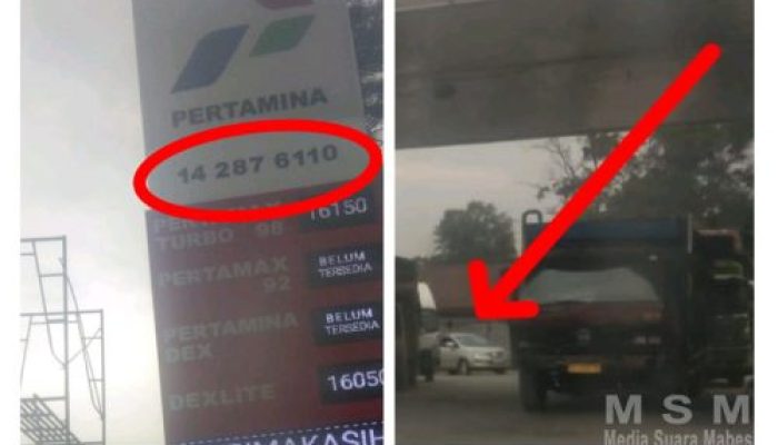 SPBU NO 14 287 6110 Mandau KM 11 Duri Diduga Berkerja Sama Dengan Mafia Langsir BBM Jenis Solar Bernama Robin