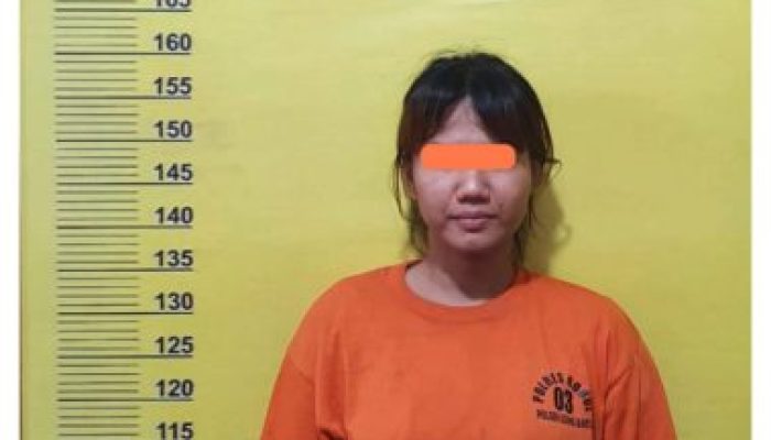 Wanita Cantik Ini Diciduk Personil Polsek Ujungbatu Dalam Kasus Sabu 2.66 Gram