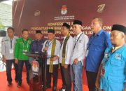 Bistamam – Jhony Carles Pertama Mendaftar ke KPUD Rohil Sebagai Calon Kepala Daerah