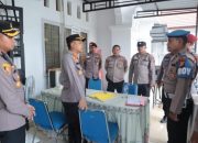 Kapolres Kampar Patroli serta Cek Personel PAM KPU dan Bawaslu