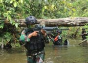 Prajurit Harimau Kampar Yonif 132/BS Laksanakan Latihan Taktis Tingkat Unit Blok Medan Khusus