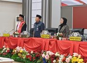 Wakapolres Hadiri Rapat Paripurna DPRD Rohul Dalam Pengucapan Sumpah/Janji Pimpinan DPRD Masa Jabatan 2024-2029